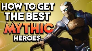 GET THE BEST HEROES  How to get MYTHIC HEROES in Fortnite Save the World [upl. by Lory]