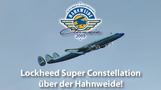 Lockheed Super Constellation über der Hahnweide [upl. by Aelanej]