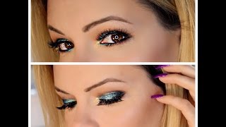 MUG Foiled Eyeshadow Look amp Review amp how I quotBakequot to prevent creasing [upl. by Dnarud465]