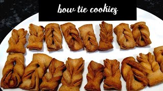 Bow tie cookies recipe by foodwardrobe [upl. by Esac]