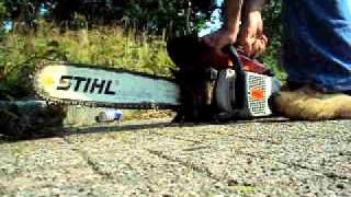 stihl 051 AV first start [upl. by Ludly]