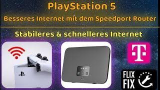 Playstation 5  WLAN verbessern  Weniger Verbindungsprobleme und schnelleres Internet  Speedport 4 [upl. by Aerb]