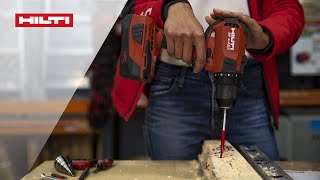 HILTI LIVE Découvrez en avantpremière notre nouvelle visseuseperceuse [upl. by Aicener]