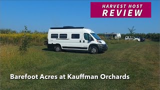 Barefoot Acres at Kauffman Orchards  Ronk PA  Harvest Host [upl. by Mukerji879]