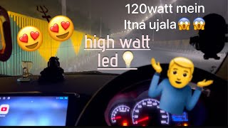 Brightest Led lights in i10🚘🥰🚘 [upl. by Dnivra]