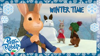 OfficialPeterRabbit  ❄️⛄ Peter Rabbit Wraps Up For Winter ❄️⛄  1 Hour  Cartoons for Kids [upl. by Regnij461]