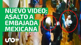 AMLO presenta videos de la Embajada de México en Ecuador durante el arresto de Jorge Glas [upl. by Hallvard385]