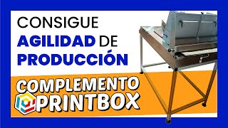 🚀 ALIMENTADOR AUTOMÁTICO para impresora de PACKAGING bolsas y cajas PRINTBOX VERSA [upl. by Malca]