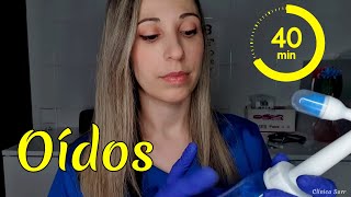 ASMR  Tu Limpieza más Profunda de Oídos  40 minutos Roleplay  SusurrosdelSurr [upl. by Amla]