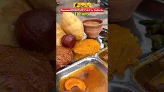 Best Breakfast Point in South Kolkata minivlog streetfood bengalifood [upl. by Nonnairb265]