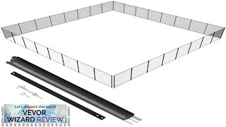 VEVOR Pool Fence 4 x 96 FT Pool Fences for Inground Pools Review [upl. by Mann]