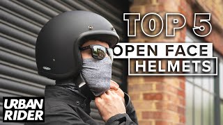 Top 5 Open Face Helmets 2022 [upl. by Eslehc762]