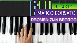 Marco Borsato  Dromen Zijn Bedrog Piano Versie  intro [upl. by Yulma]