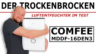 Luftentfeuchter Test ► Comfee MDDF16DEN3 ✅ Der TROCKENBROCKEN aus der Nähe  produktraketede [upl. by Kirt]