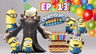 Kaos Despicable Birthday Party Ep 13  Skylanders Shorts  The Minion Planners [upl. by Kassi]