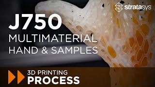 Polyjet Multimaterial 3D Print Process  Stratasys J750  UTS ProtoSpace [upl. by Anelah]