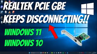 How To Fix Realtek PCIe GBE Family Controller Keeps Disconnecting [upl. by Eardnoed]