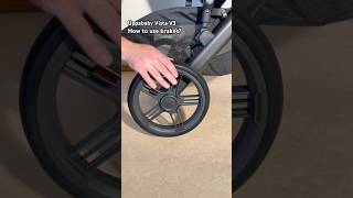 Uppababy Vista V3 Using the Brakes [upl. by Lizbeth]