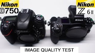 Nikon D750 VS Nikon Z6II  DSLR vs Mirrorless  Image Quality Test [upl. by Fiorenze221]