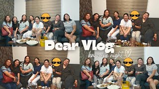 Dear Vlog  karaoke night ₊‧°⋆☆ [upl. by Enwahs347]