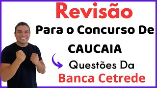 Revisão Para O Concurso de Caucaia  Parte 1 [upl. by Ener]