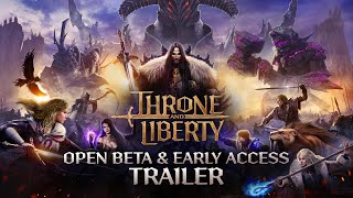 THRONE AND LIBERTY Open Beta  Early Access Trailer [upl. by Klina765]