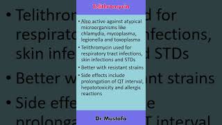 Telithromycin Antibiotic Key Information [upl. by Knobloch]