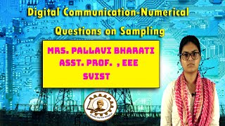 Digital Communication Numerical Questions on Sampling [upl. by Ahsilrac]