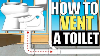 How To Vent amp Plumb a Toilet in 2024 [upl. by Burget]