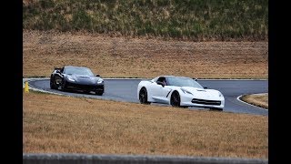 Chasing Callaway Corvette with nearly 800rwhp on road course [upl. by Igal191]