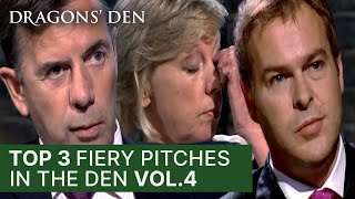 Top 3 Fiery Pitches  Vol 4  Dragons Den [upl. by Ardnait96]