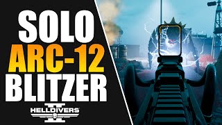 Solo Helldivers 2 Arc12 Blitzer on Max Difficulty its complicated [upl. by Kenison]