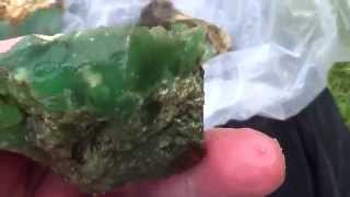 Chrysoprase Parcel Western Australia [upl. by Ahsilra]