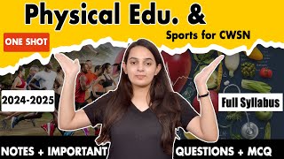 Physical Education and Sports for CWSN Class 11  Class 11 Physical Education Chapter 4  20242025 [upl. by Sokem]