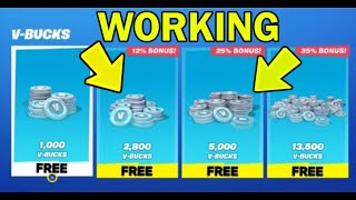 WORKING HOW TO GET FREE V BUCKS IN FORTNITE CHAPTER 2 SEASON 2 PS4XBOXPC VBUCKS GLITCH 2020 [upl. by Nawor774]