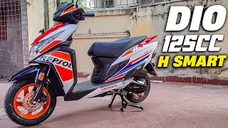 New Honda Dio125cc HSmart Repsol Edition Review  Smart Features and Advance Styling [upl. by Osy]