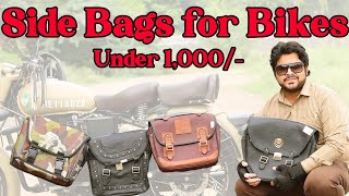 Saddle Bags For Bikes  Side Bags for Bike  Saddle Bags under 1000 [upl. by Oniotna]