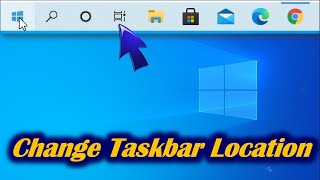 How to Move Taskbar in Windows 10 [upl. by Etnoid]