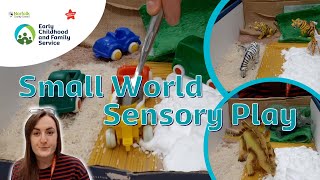 Sensory Small World Play  Toddler Days with the Early Childhood and Family Service [upl. by Marden]