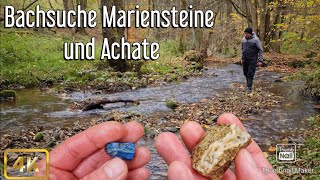 Bachsuche Mariensteine und Achate Folge 70 rockhounding minerals gemstone [upl. by Alyel]