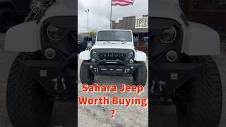 Is a Sahara jeep worth buying fyp cars white [upl. by Hpesoy556]