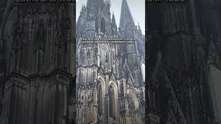 The Cologne Cathedral Kölner Dom in German is a famous Gothic cathedralcathedral germany facts [upl. by Ahsirtal127]