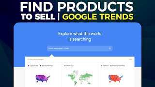 How To Use Google Trends To Find Products To Sell 2024 [upl. by Piers885]