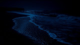 Deep Sleep with Ocean Waves  Peaceful Midnight Ocean Waves with White Noise for Healing the Soul [upl. by Arteid394]