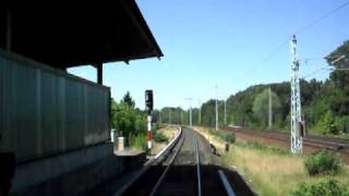 Führerstandsmitfahrt SBahn Berlin Borgsdorf  Oranienburg [upl. by Rosemaria]