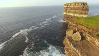 Downpatrick Head Mayo drone [upl. by Harrison773]