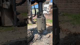 Rotary piling hole grouting [upl. by Edlyn]