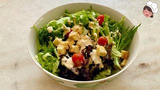 Easy Fresh And Simple Garden Salad Recipe 85 [upl. by Ehcadroj739]