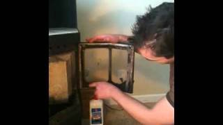 Pellet stove glass cleaner [upl. by Thetis]