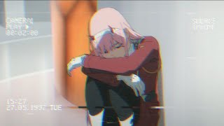 Zero two 「AMV」sugar crash slowedreverb [upl. by Kcirdled448]